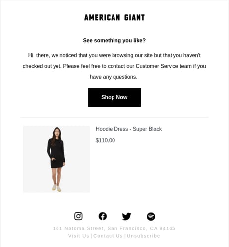 American Giant product page