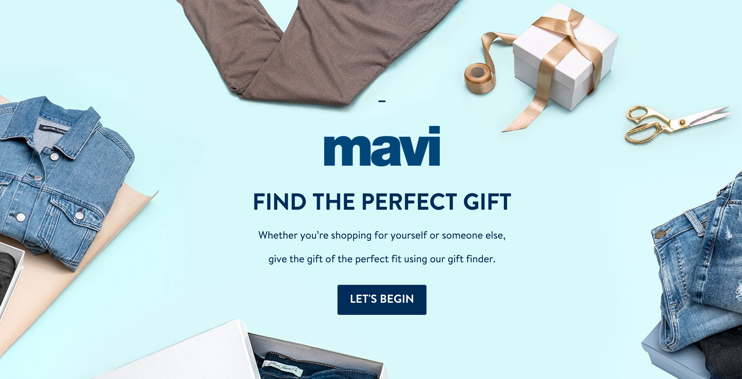 Apparel quiz - Mavi jeans - gift finder