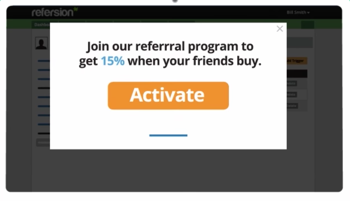 Refersion referral example