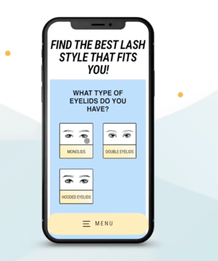 Doe Lashes Quiz on Mobile