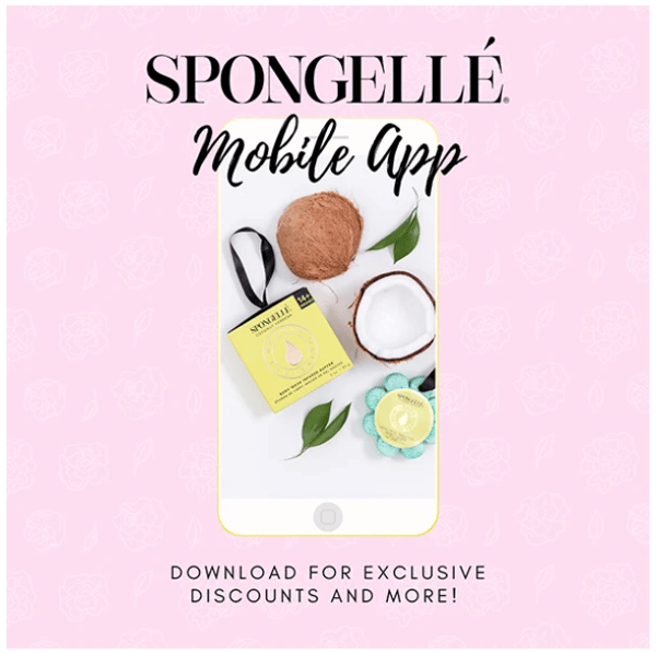 Spongelle mobile app ad