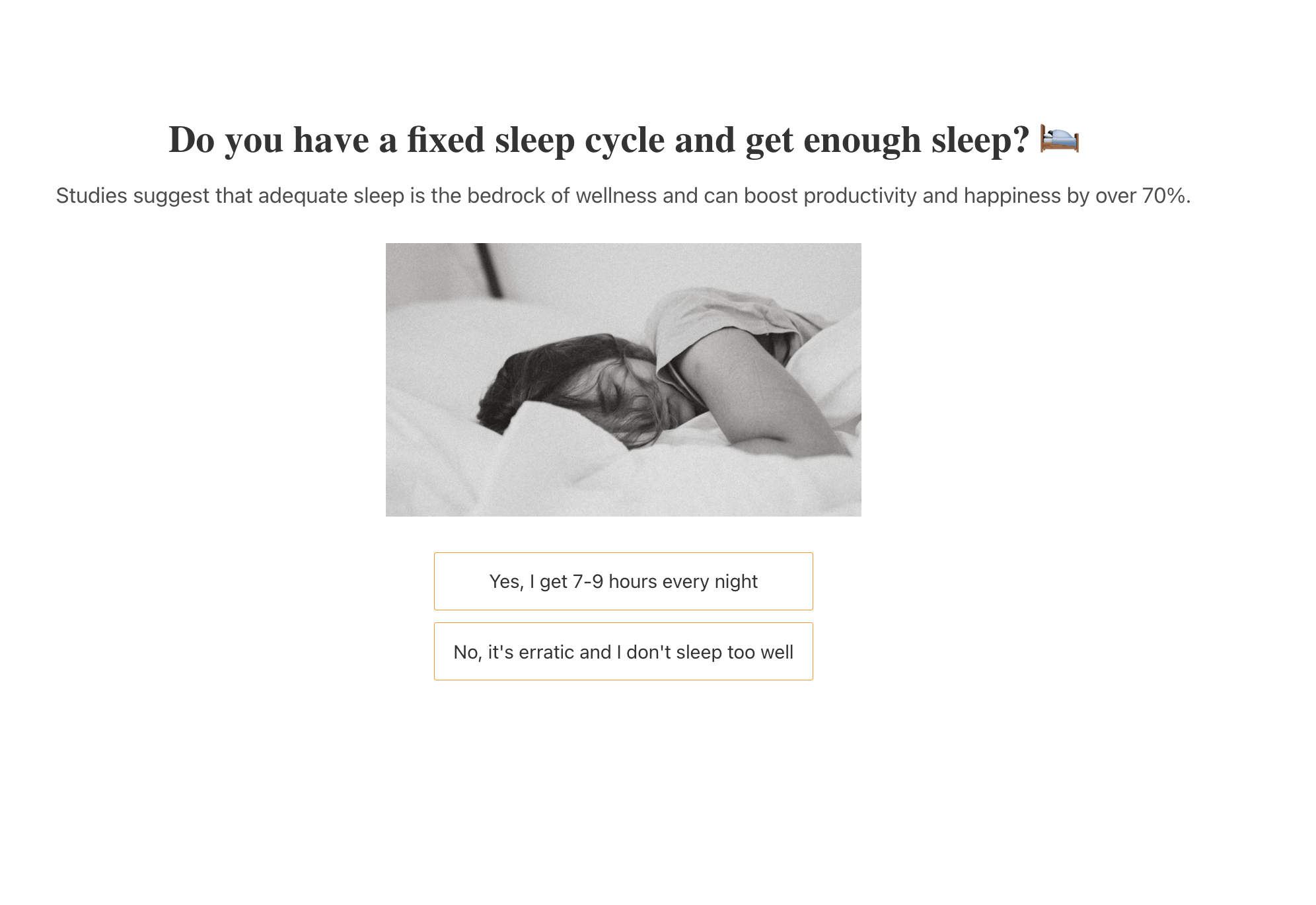 challenges - sleep