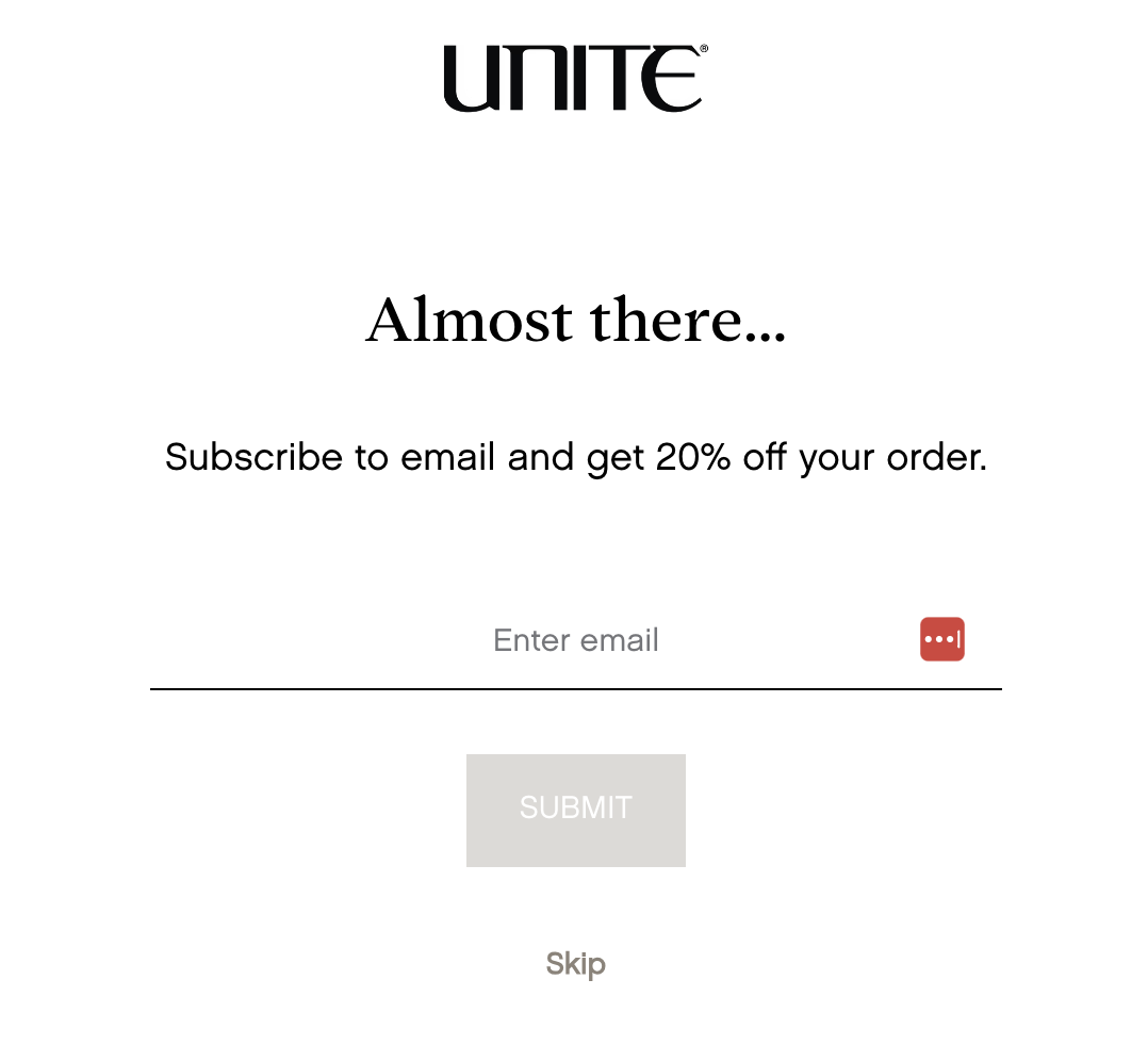 email opt int