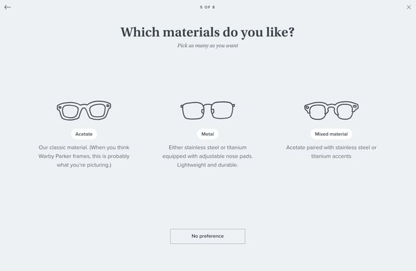 Warby Parker Quiz