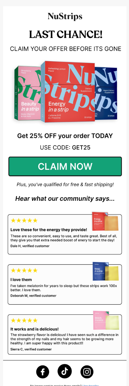 nustrips email 3