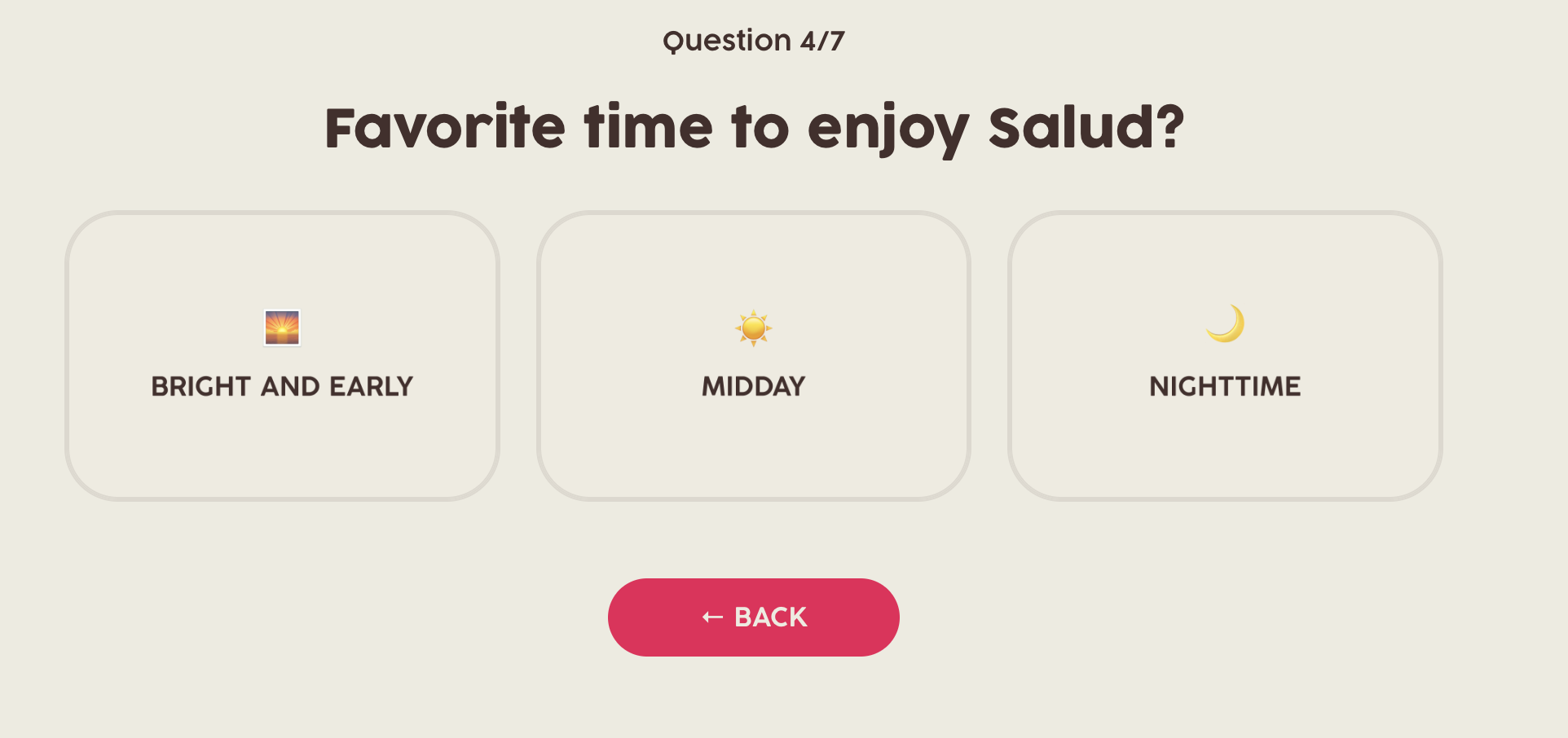 salud - fav time
