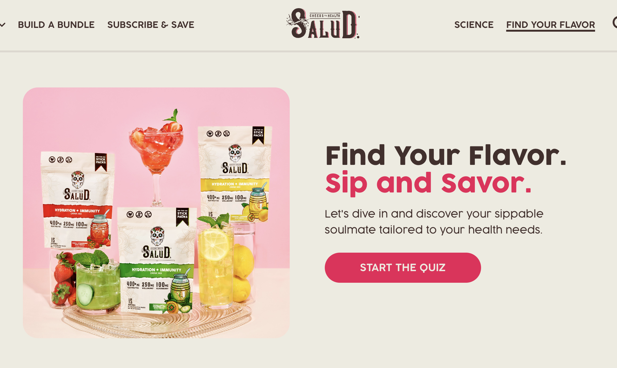 salud homepage