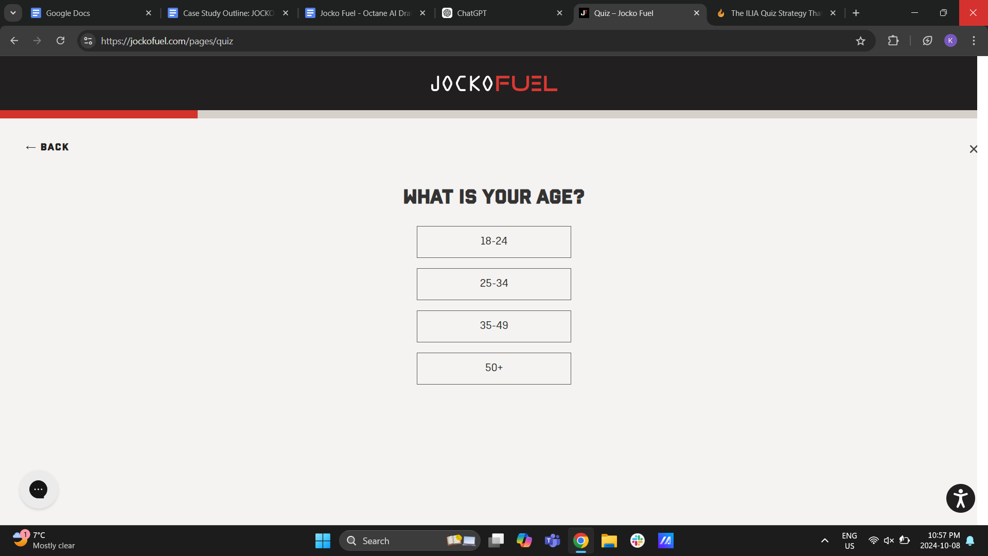 Jocko Fuel Quiz Age Question